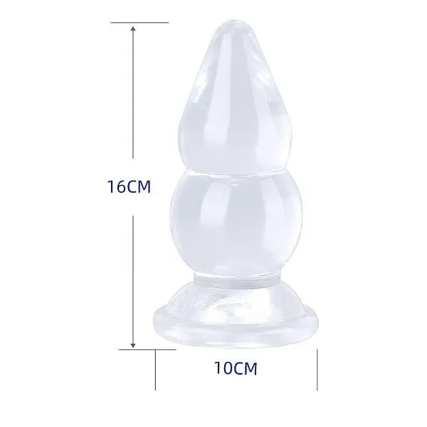 Plug Anal em Silicone Gigante - Escalonado - 16,0X10,0 cm - Image 5