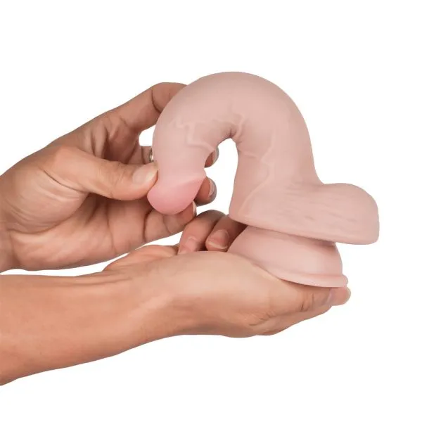 Pênis Realístico com Ventosa 18x3,5cm Triple Density Dildo - Image 3