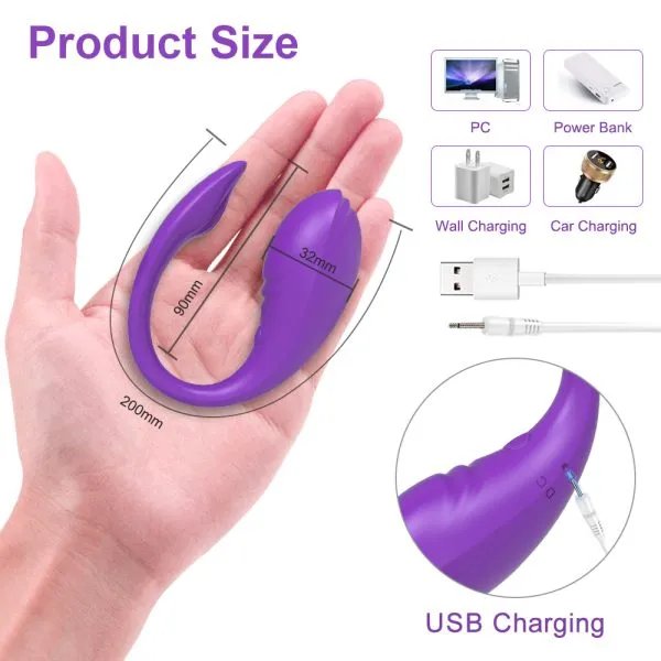 Vibrador de Casal à Longa Distancia Aplicativo Estimulador - Image 5
