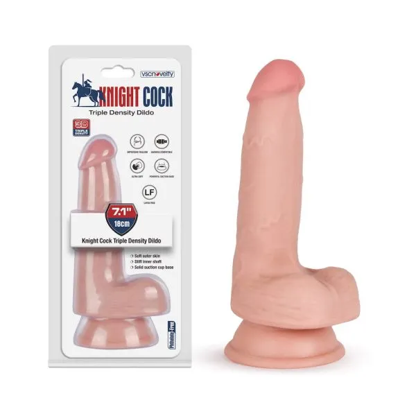 Pênis Realístico com Ventosa 18x3,5cm Triple Density Dildo - Image 9