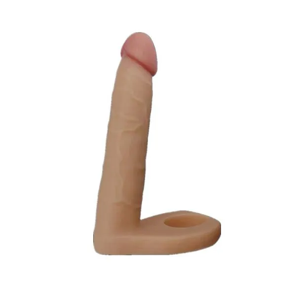 Anel Companheiro de Dupla Penetração Penis Realista 14x2,9CM - Image 4